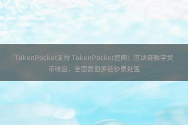 TokenPocket支付 TokenPocket官网：区块链数字货币钱包，全面复旧多链钞票处置